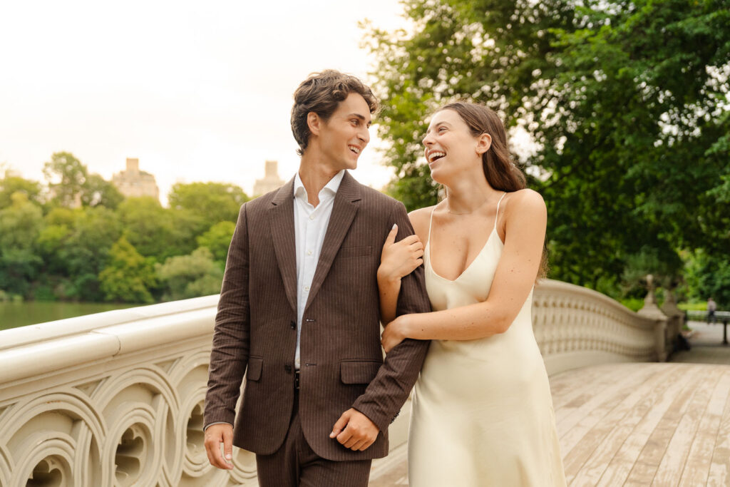 Central park engagement photographer with romantic style!